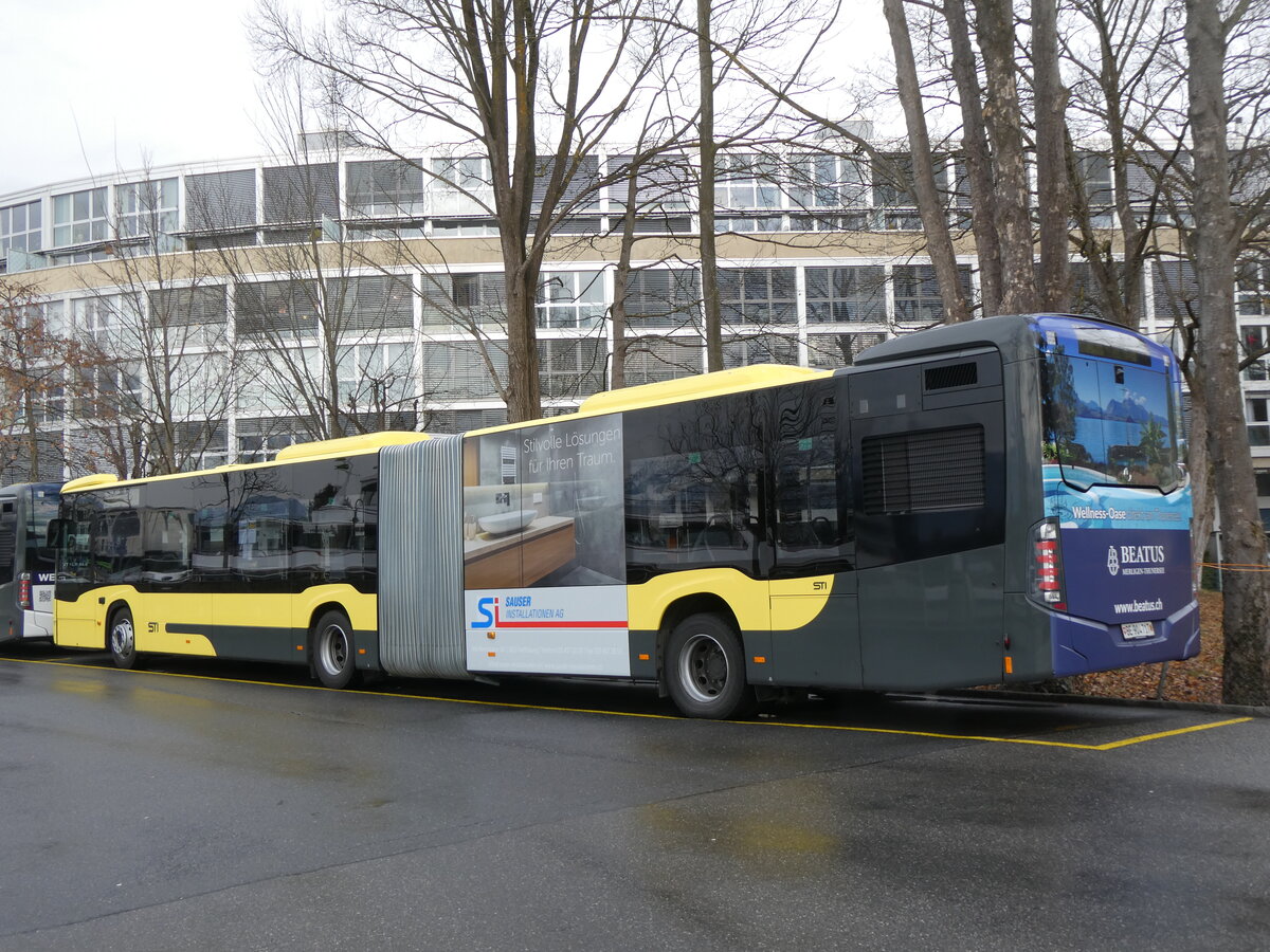 (271'831) - STI Thun - Nr. 717/BE 904'717 - Mercedes am 11. Februar 2025 bei der Schiffl�ndte Thun
