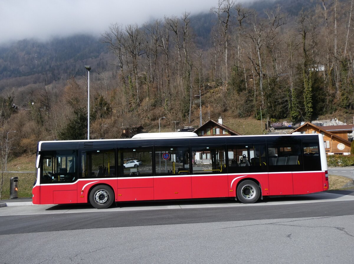 (272'191) - PostAuto Bern - BE 403'166/PID 12'336 - MAN (ex Dr. Richard, A-Wien Nr. 1411) am 17. Februar 2025 in Ringgenberg, S�ge