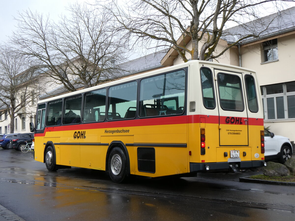 (272'468) - Gohl, Herzogenbuchsee - Nr. 11/BE 54'324 - NAW/Hess (ex Flury, Balm PID 1653; ex Steiner, Altb�ron Nr. 11) am 27. Februar 2025 in Thun, Expo