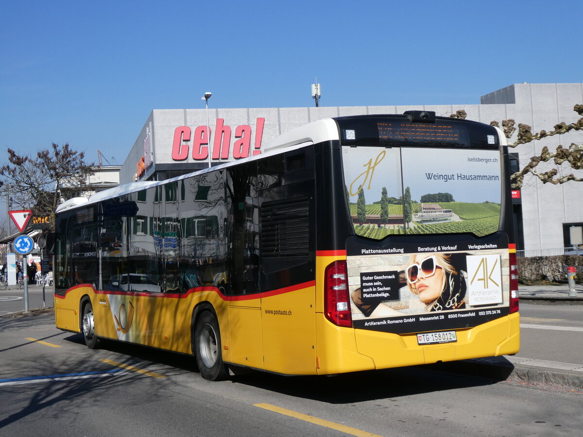 (272'638) - PostAuto Ostschweiz - TG 158'012/PID 11'674 - Mercedes am 4. M�rz 2025 in Kreuzlingen, B�renplatz