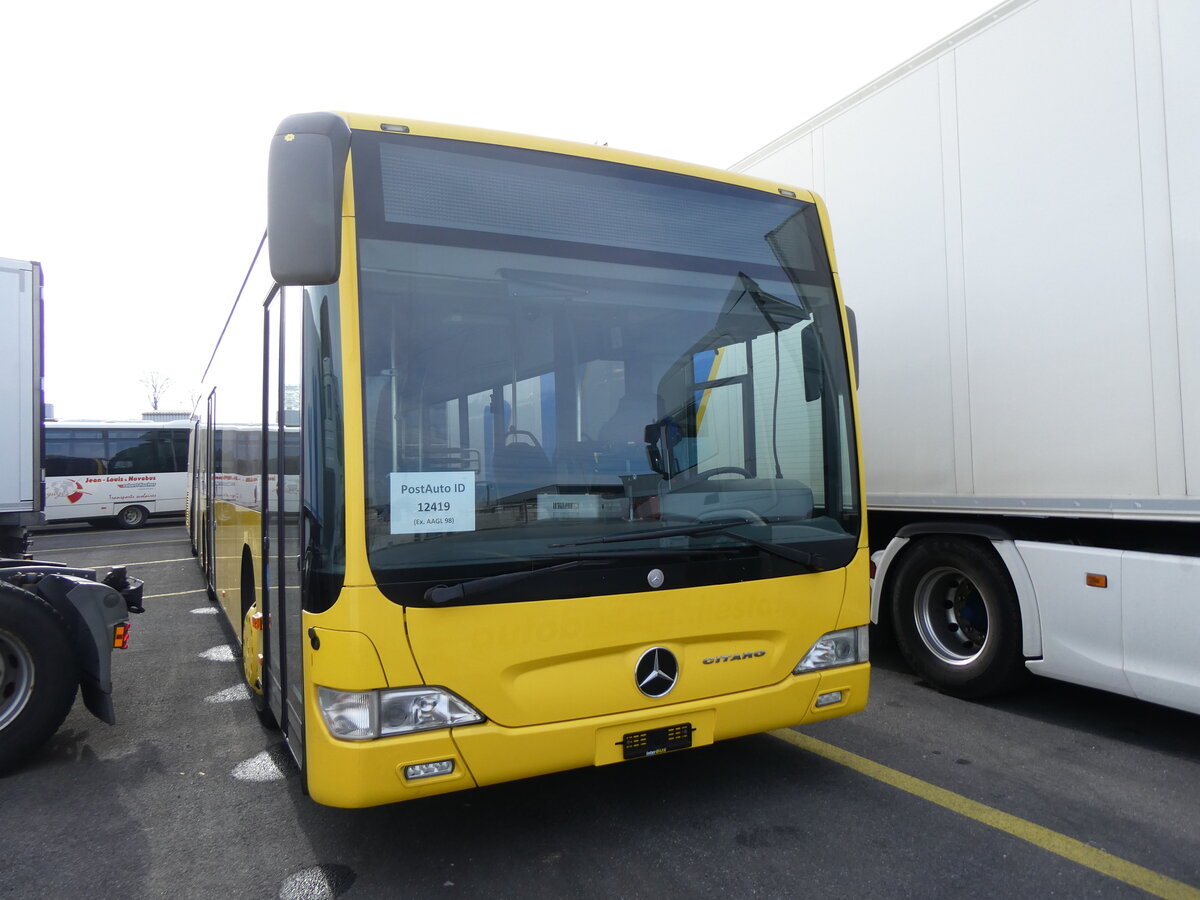 (272'722) - PostAuto Nordschweiz - PID 12'419 - Mercedes (ex AAGL Liestal Nr. 98) am 9. M�rz 2025 in Kerzers, Interbus