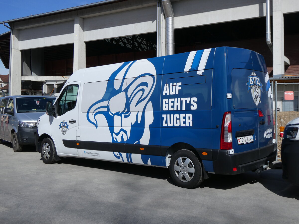 (272'742) - EVZ Zug - Nr. 5/ZG 36'474 - Renault am 9. M�rz 2025 in Thun, Grabengut