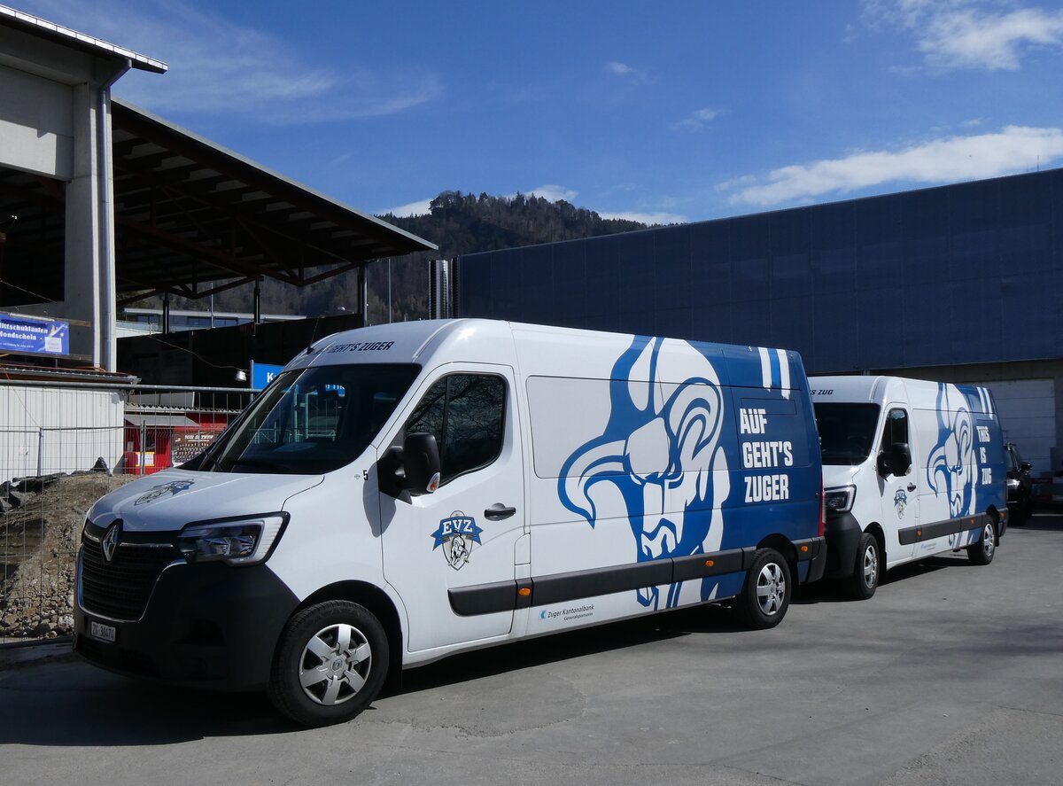 (272'744) - EVZ Zug - Nr. 5/ZG 36'474 - Renault am 9. M�rz 2025 in Thun, Grabengut