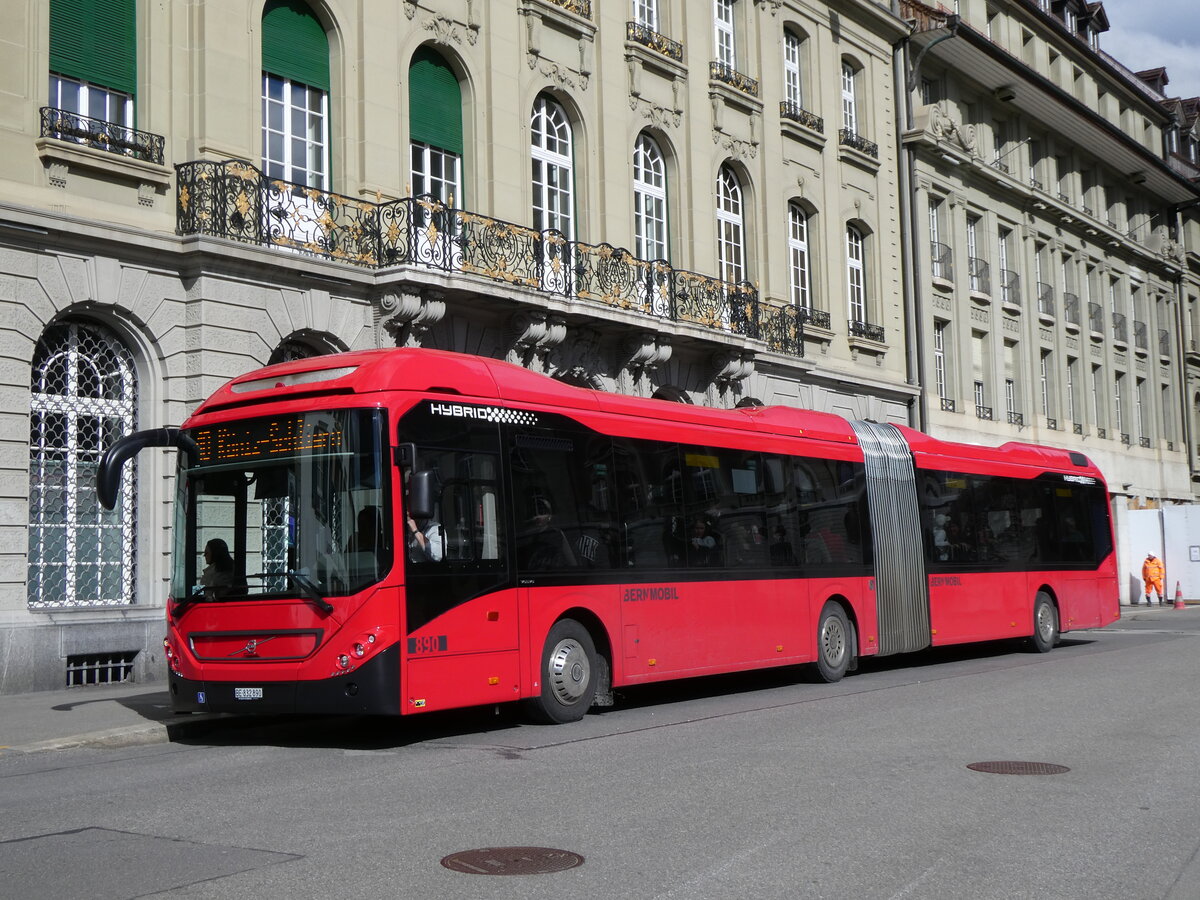 (272'847) - Bernmobil, Bern - Nr. 890/BE 832'890 - Volvo am 13. M�rz 2025 in Bern, Bundesplatz