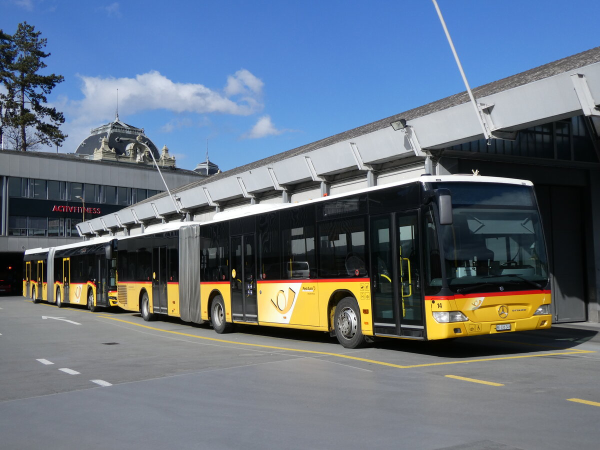 (272'861) - Steiner, Ortschwaben - Nr. 14/BE 336'245/PID 5422 - Mercedes am 13. M�rz 2025 in Bern, Postautostation