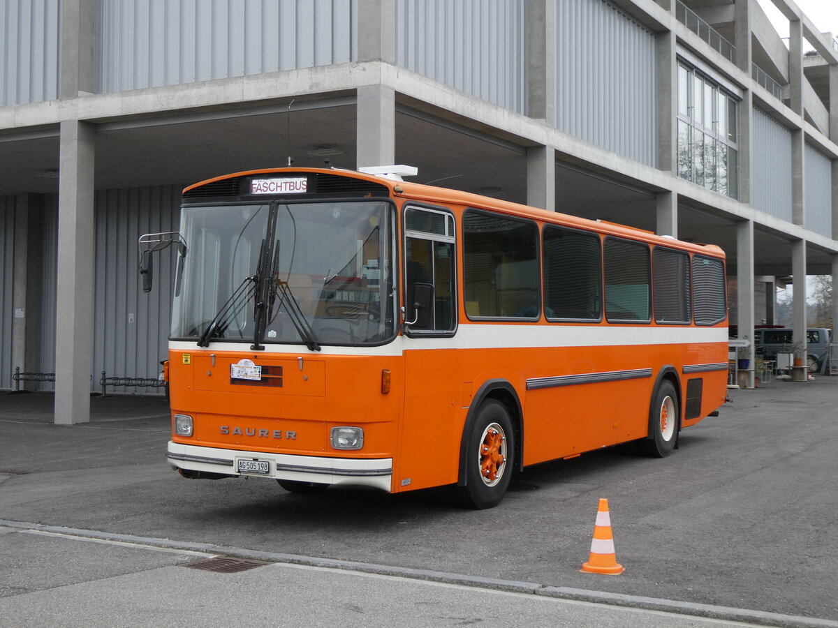 (272'936) - Mangold, Oberengstringen - AG 505'198 - Saurer/Hess (ex RhV Altst�tten Nr. 45) am 15. M�rz 2025 in Derendingen, Enter 