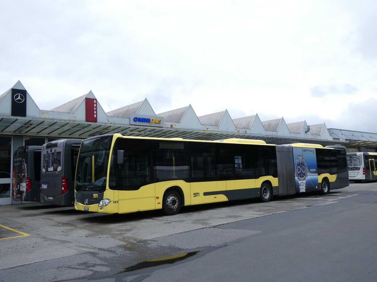 (273'043) - STI Thun - Nr. 183/BE 804'183 - Mercedes am 16. M�rz 2025 in Thun, Garage