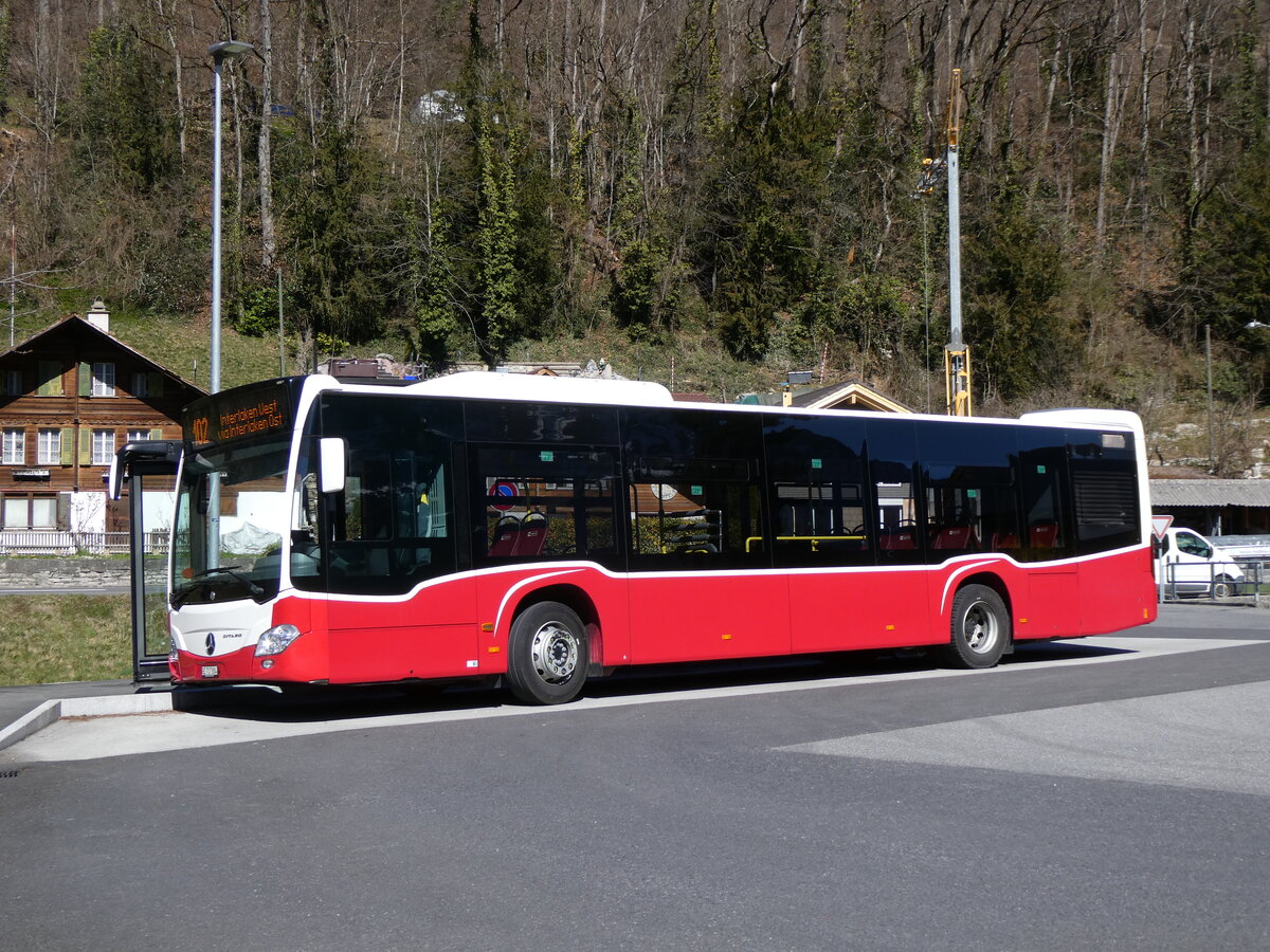 (273'094) - PostAuto Bern - BE 707'884/PID 12'414 - Mercedes (ex Wiener Linien, A-Wien Nr. 8154) am 20. M�rz 2025 in Ringgenberg, S�ge