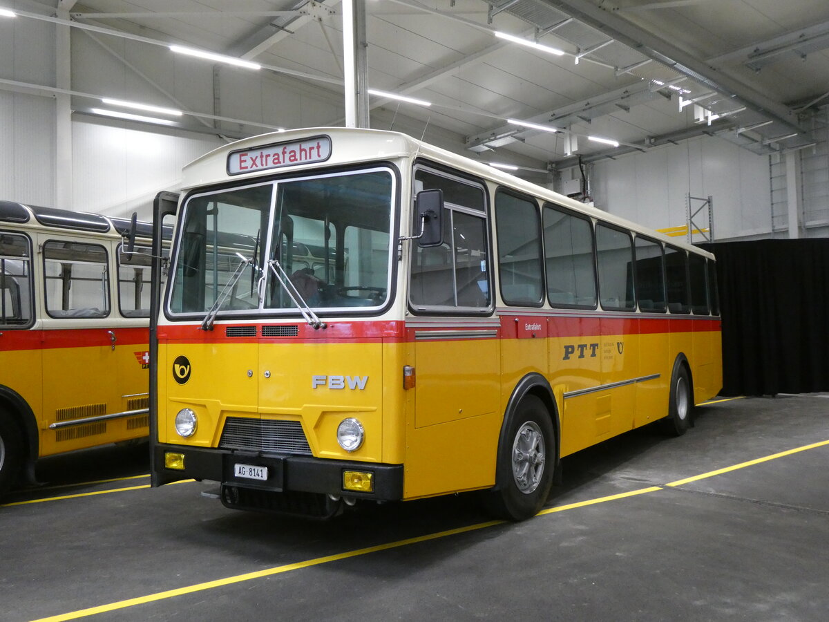 (273'319) - Stutz, Jonen - AG 8141 - FBW/Hess (ex Dubach, Walde) am 29. M�rz 2025 in Affoltern, Garage