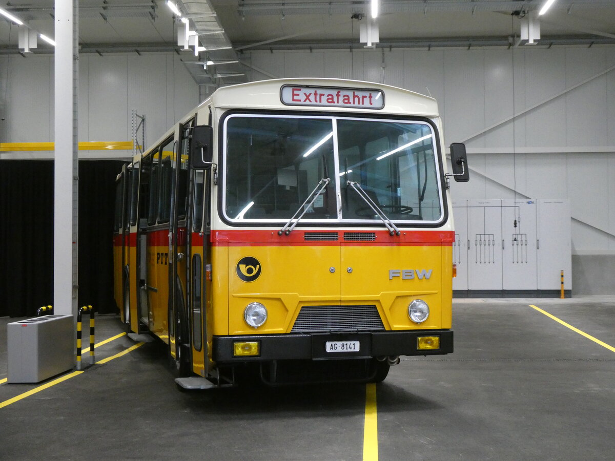 (273'323) - Stutz, Jonen - AG 8141 - FBW/Hess (ex Dubach, Walde) am 29. M�rz 2025 in Affoltern, Garage