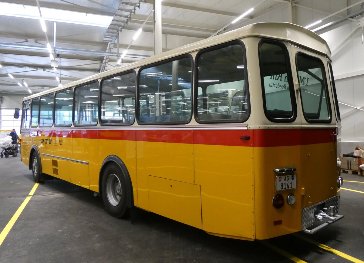 (273'324) - Stutz, Jonen - AG 8141 - FBW/Hess (ex Dubach, Walde) am 29. M�rz 2025 in Affoltern, Garage