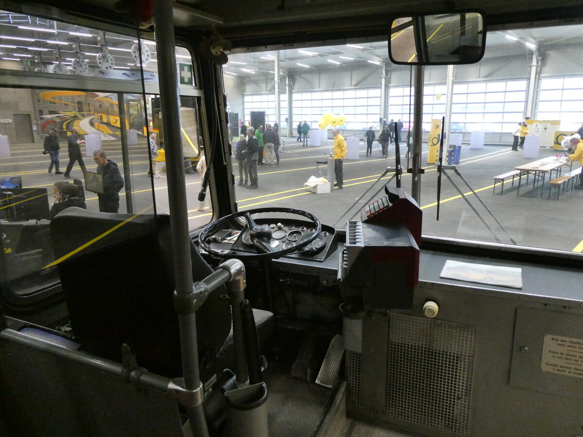 (273'329) - Stutz, Jonen - AG 8141 - FBW/Hess (ex Dubach, Walde) am 29. M�rz 2025 in Affoltern, Garage (Innenaufnahme)