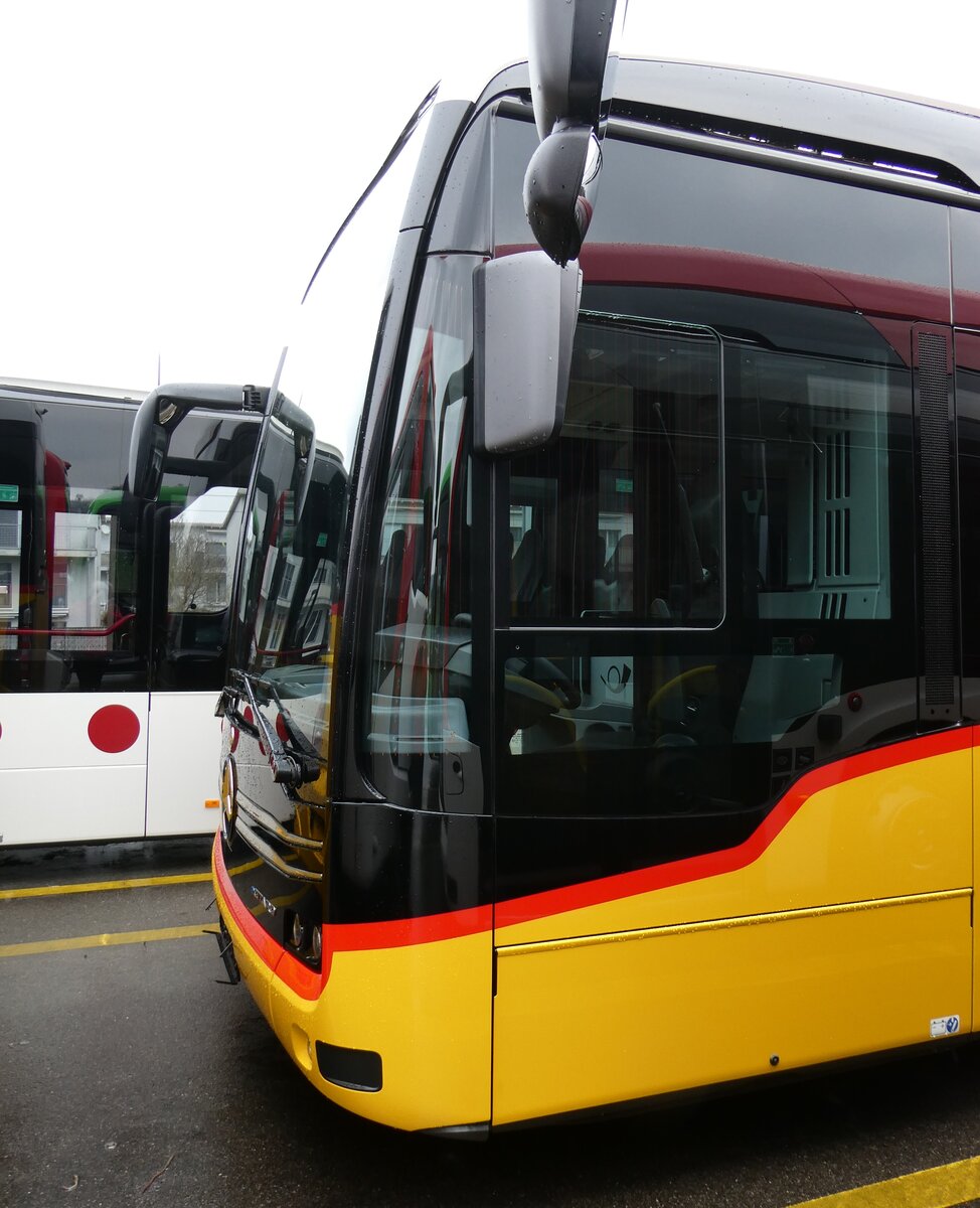 (273'386) - PostAuto Graub�nden - (145'734) - eMercedes am 29. M�rz 2025 in Winterthur, Daimler Buses (Teilaufnahme)