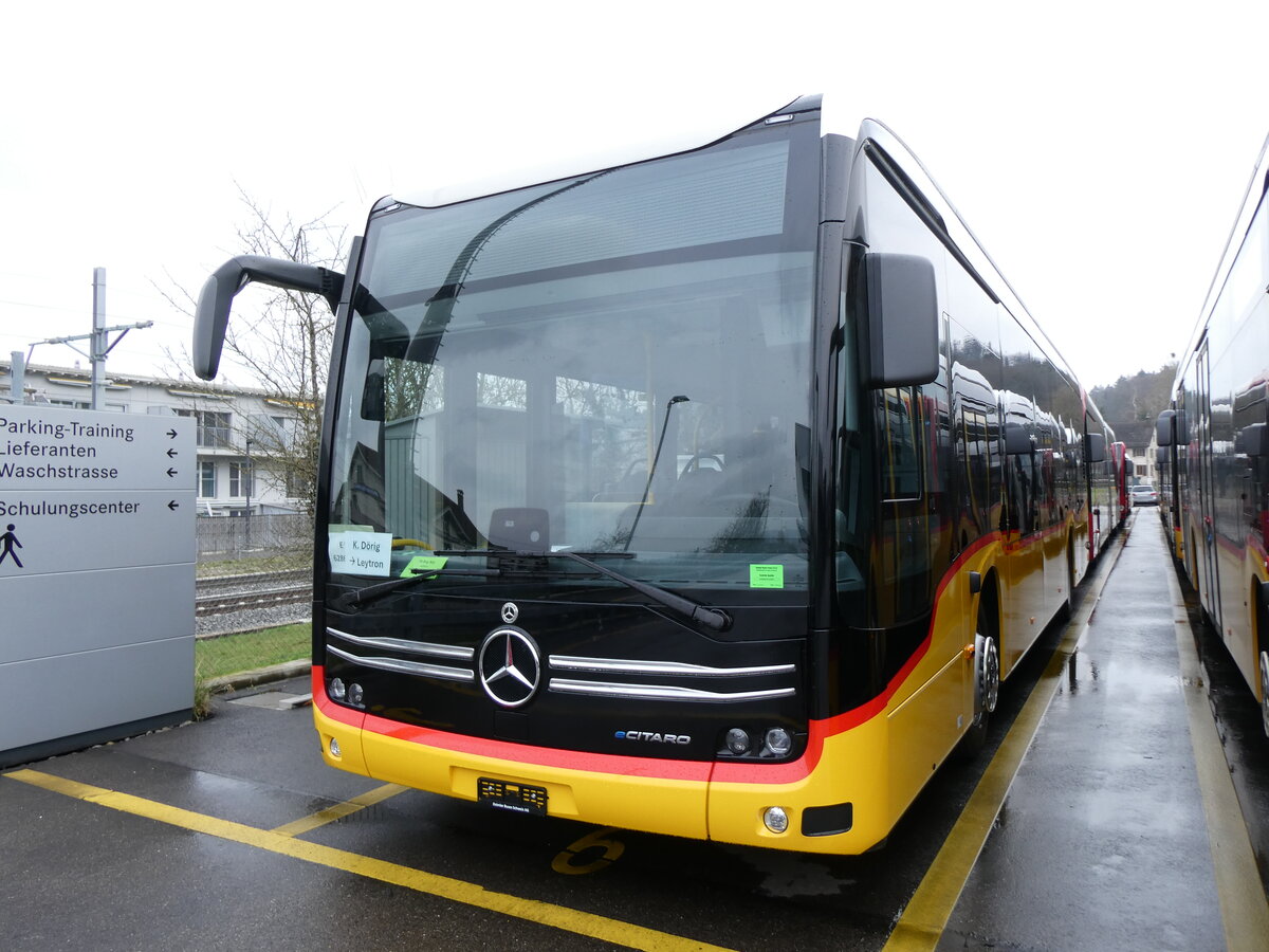 (273'392) - PostAuto Wallis - (620'086) - eMercedes am 29. M�rz 2025 in Winterthur, Daimler Buses