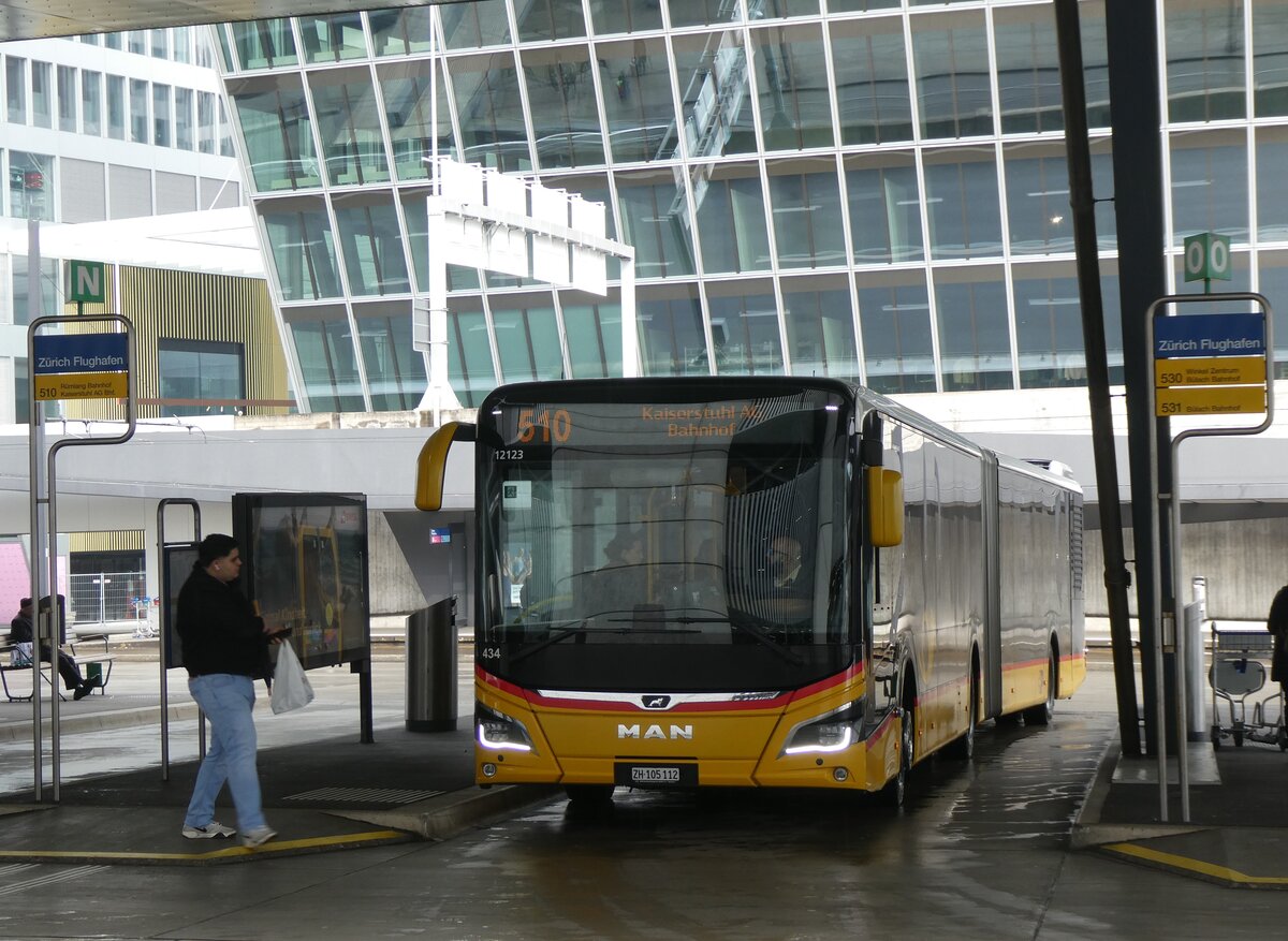 (273'424) - ASN Stadel - Nr. 434/ZH 105'112/PID 12'123 - MAN am 29. M�rz 2025 in Z�rich-Flughafen