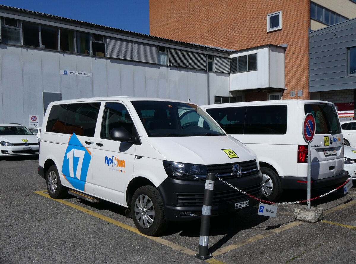 (273'764) - hpSun, Steffisburg - Nr. 17/BE 637'158 - VW am 8. April 2025 in Thun, Rosenau