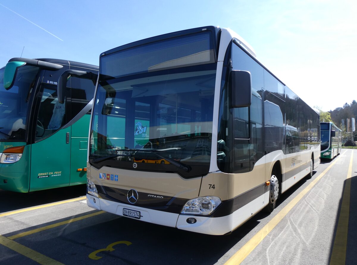 (273'865) - AZZK Zollikon - Nr. 74/ZH 891'574 - Mercedes am 12. April 2025 in Winterthur, Daimler Buses
