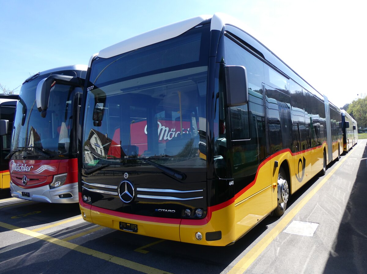 (273'872) - Stutz, Jonen - Nr. 441/PID 12'177 - eMercedes am 12. April 2025 in Winterthur, Daimler Buses
