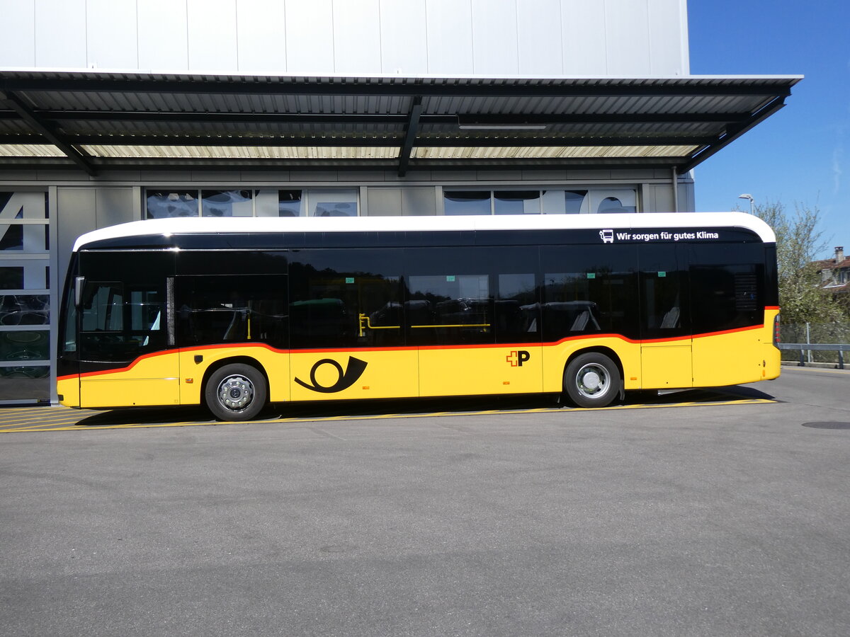 (273'888) - PostAuto Bern - PID 12'124 - eMercedes am 12. April 2025 in Winterthur, Daimler Buses