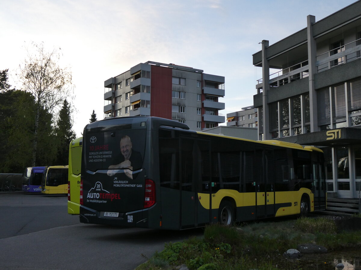 (274'094) - STI Thun - Nr. 175/BE 752'175 - Mercedes am 20. April 2025 in Thun, Garage