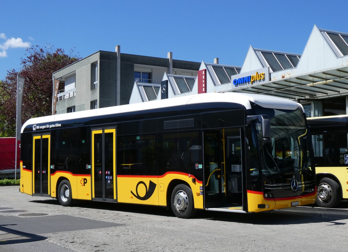 (274'384) - PostAuto Bern - BE 610'536/PID 12'125 - eMercedes am 30. April 2025 in Thun, Garage STI