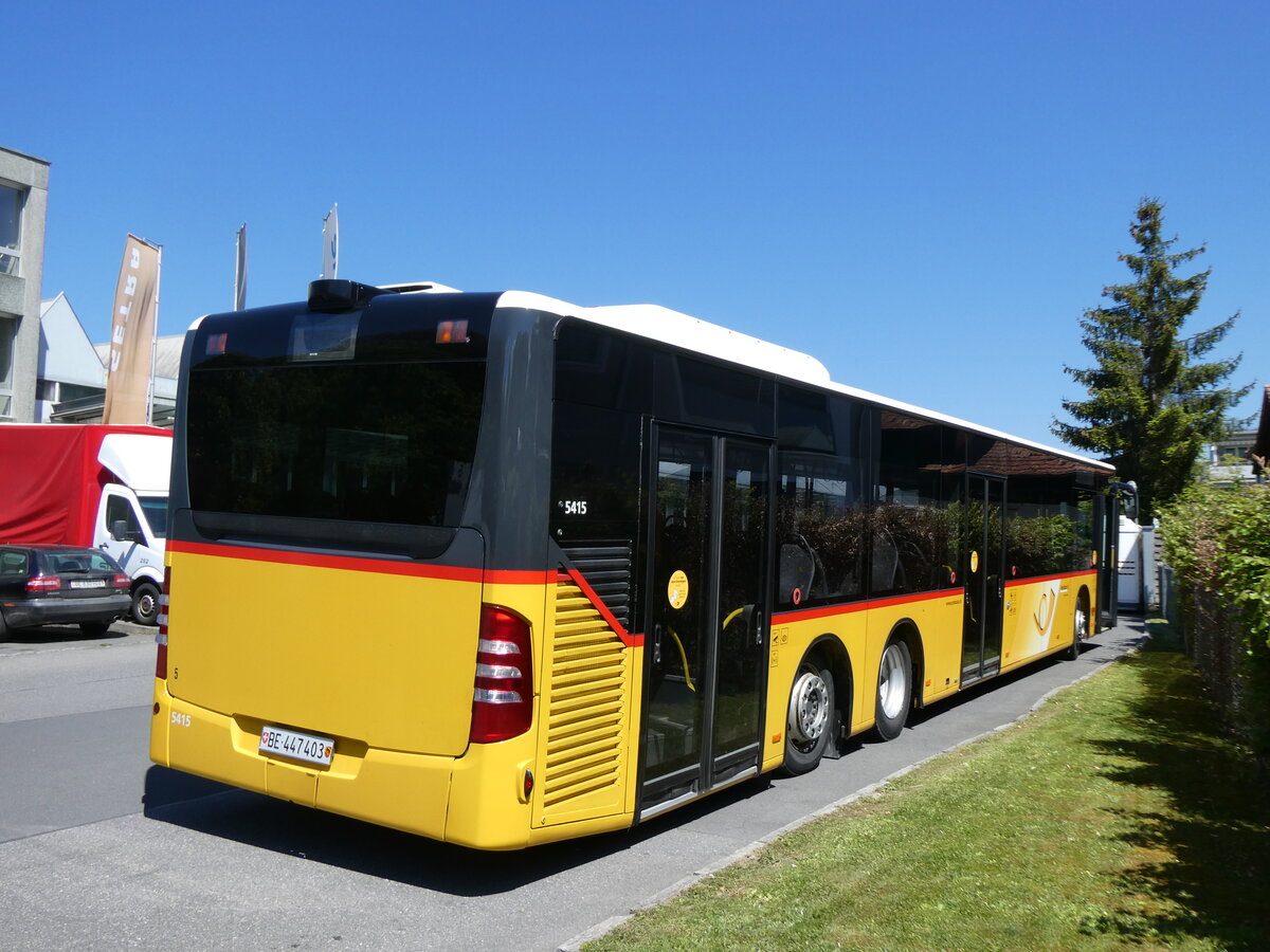 (274'385) - Engeloch, Riggisberg - Nr. 5/BE 447'403/PID 5415 - Mercedes (ex PostAuto Bern Nr. 5415; ex AVA Biel Nr. 5) am 1. Mai 2025 in Thun, Garage STI