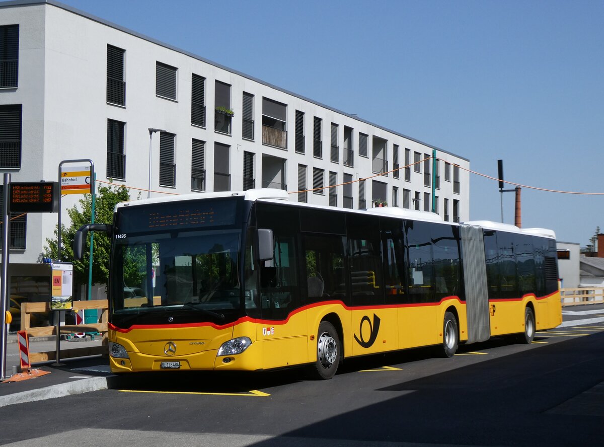 (274'419) - PostAuto Nordschweiz - BL 128'484/PID 11'496 - Mercedes am 2. Mai 2025 beim Bahnhof Aesch