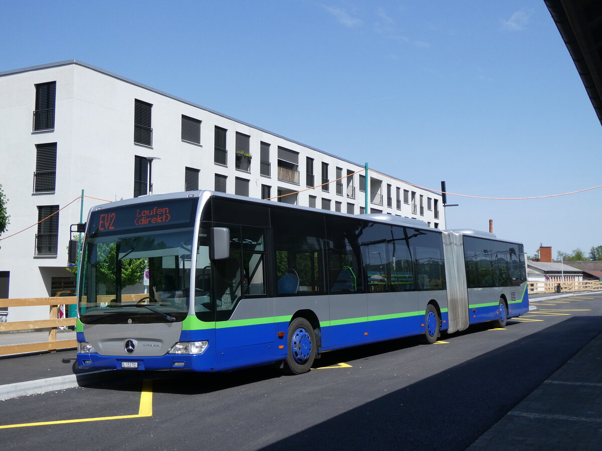 (274'441) - PostAuto Nordschweiz - BL 153'781/PID 12'422 - Mercedes (ex TPL Lugano Nr. 406) am 2. Mai 2025 beim Bahnhof Aesch