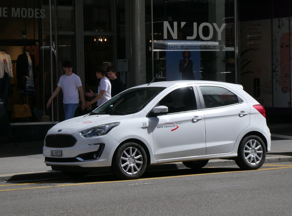 (274'490) - ASm Langenthal - Nr. 22/BE 26'712 - Ford am 2. Mai 2025 beim Bahnhof Biel