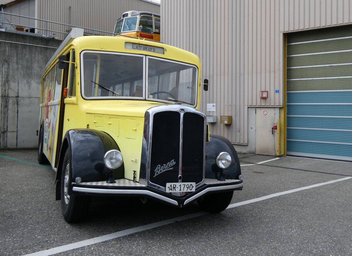 (274'547) - Hugener, Stein - AR 1750 - Berna/Hess (ex Zwicky, Wigoltingen; ex Merk, Amriswil; ex Baub�ro; ex SOO Olten Nr. 9) am 3. Mai 2025 in Attikon, Wegm�ller