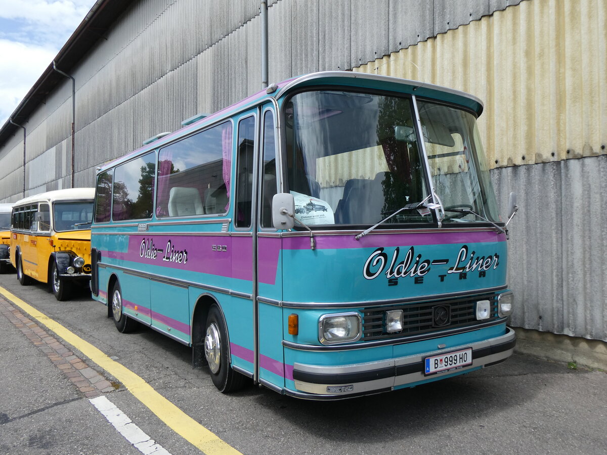 (274'562) - Aus Oesterreich: W�stner, Bezau - B 999 HO - Setra am 3. Mai 2025 in Attikon, Wegm�ller