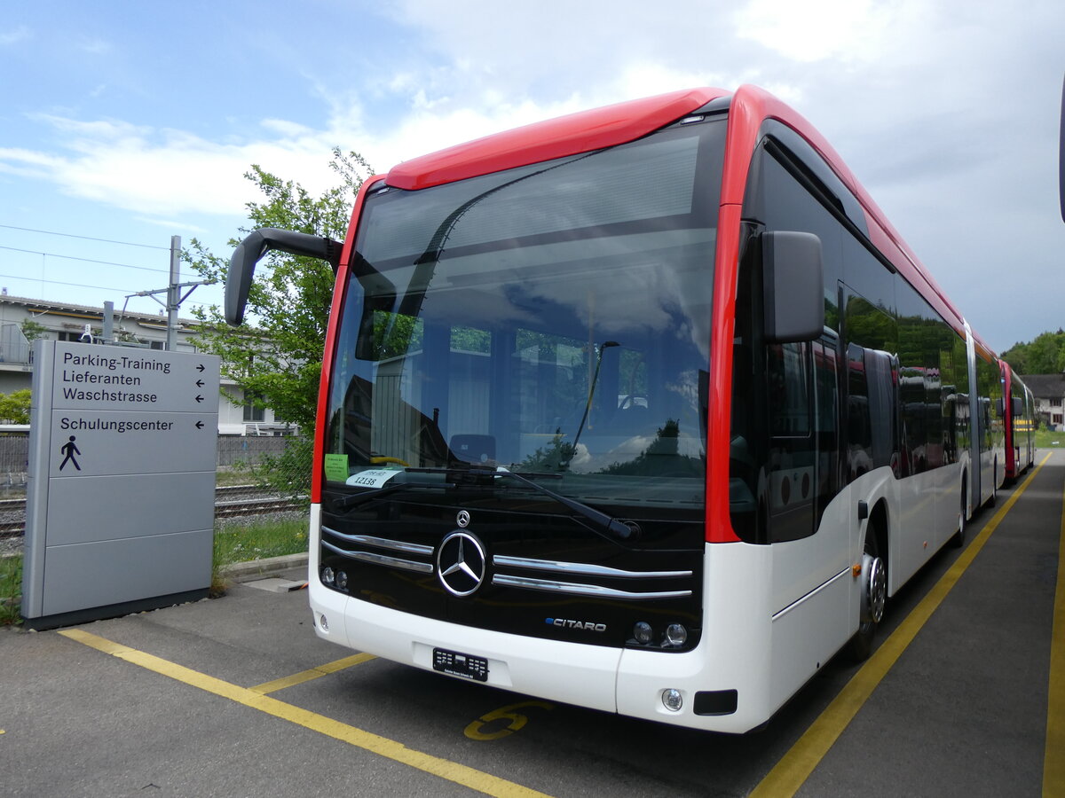 (274'613) - PostAuto Wallis - PID 12'138 - eMercedes am 3. Mai 2025 in Winterthur, Daimler Buses
