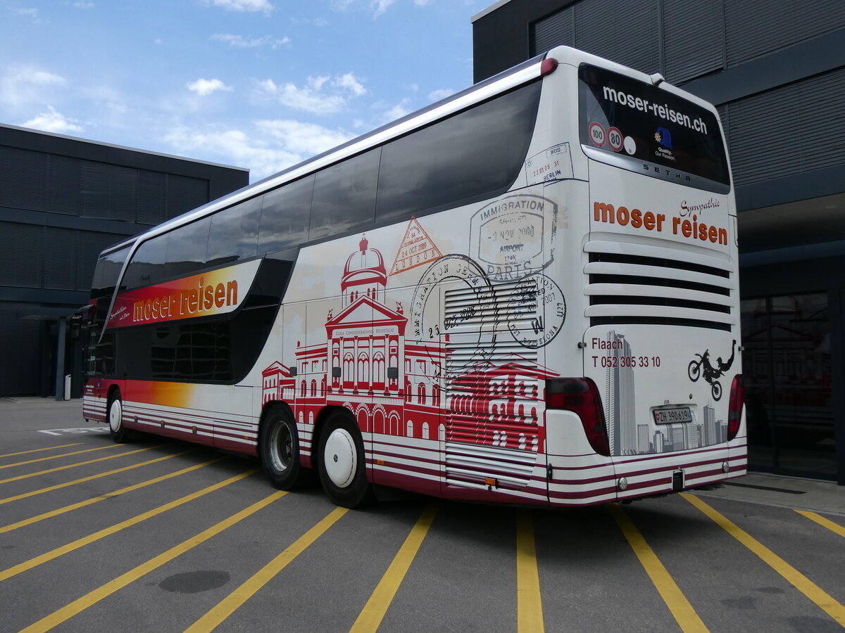 (274'633) - Moser, Flaach - ZH 390'619 - Setra am 3. Mai 2025 in Winterthur, Daimler Buses