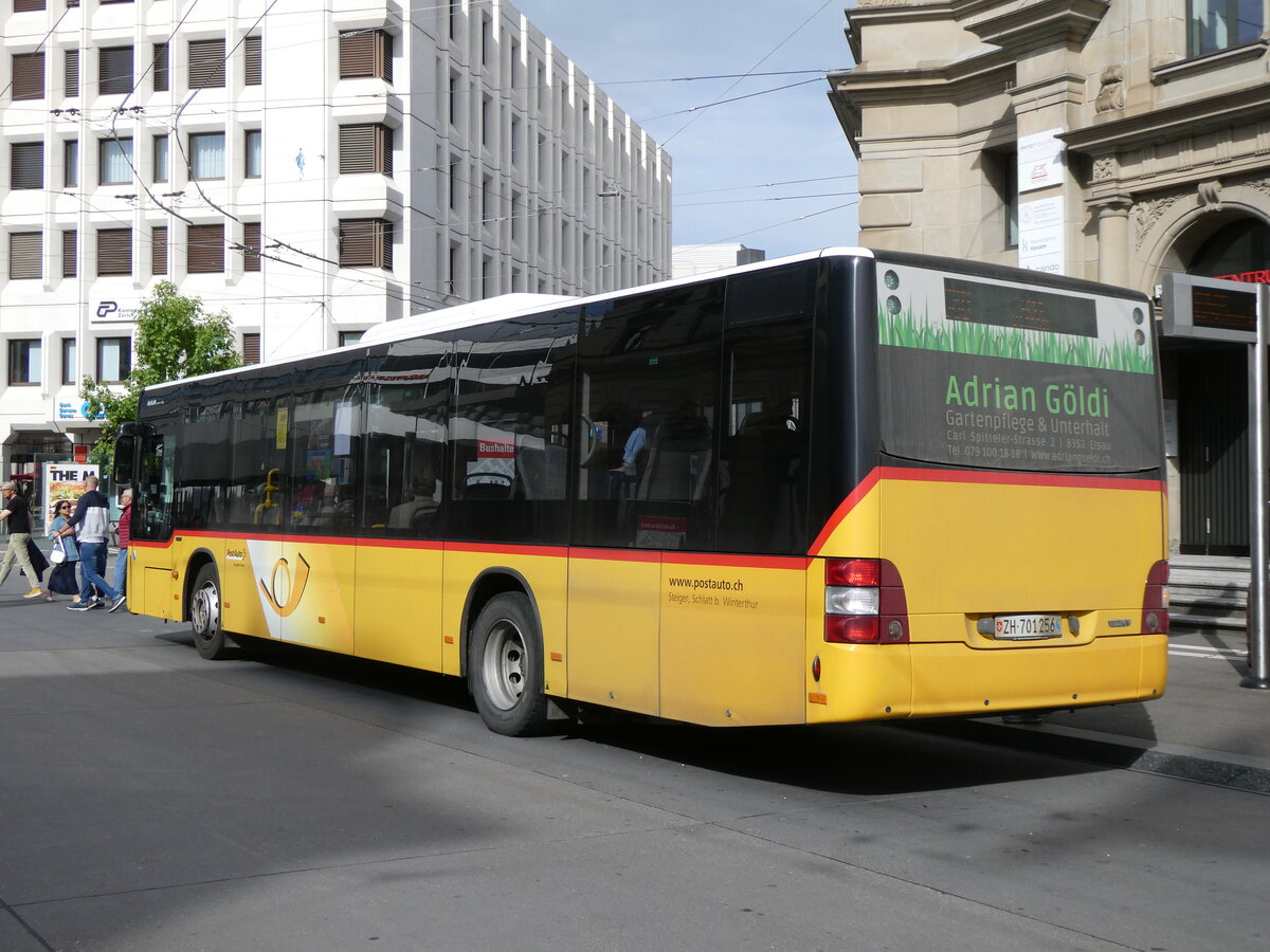 (274'641) - Steiger, Schlatt - Nr. 299/ZH 701'256/PID 10'143 - MAN am 3. Mai 2025 beim Hauptbahnhof Winterthur