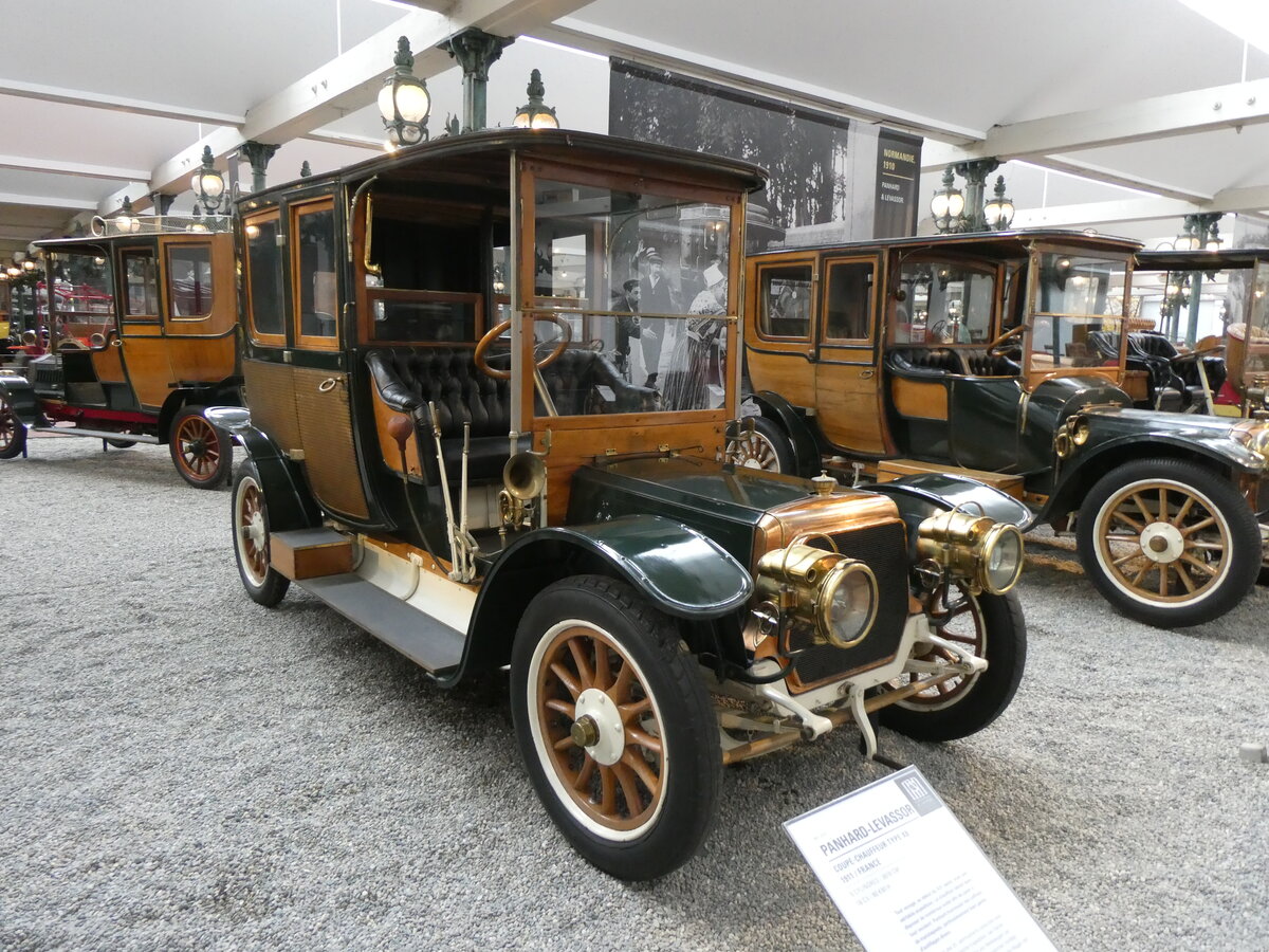 (274'723) - Collection Schlumpf, Mulhouse - Jg. 1911 - Panhard&Levassor am 6. Mai 2025 in Mulhouse, Collection Schlumpf
