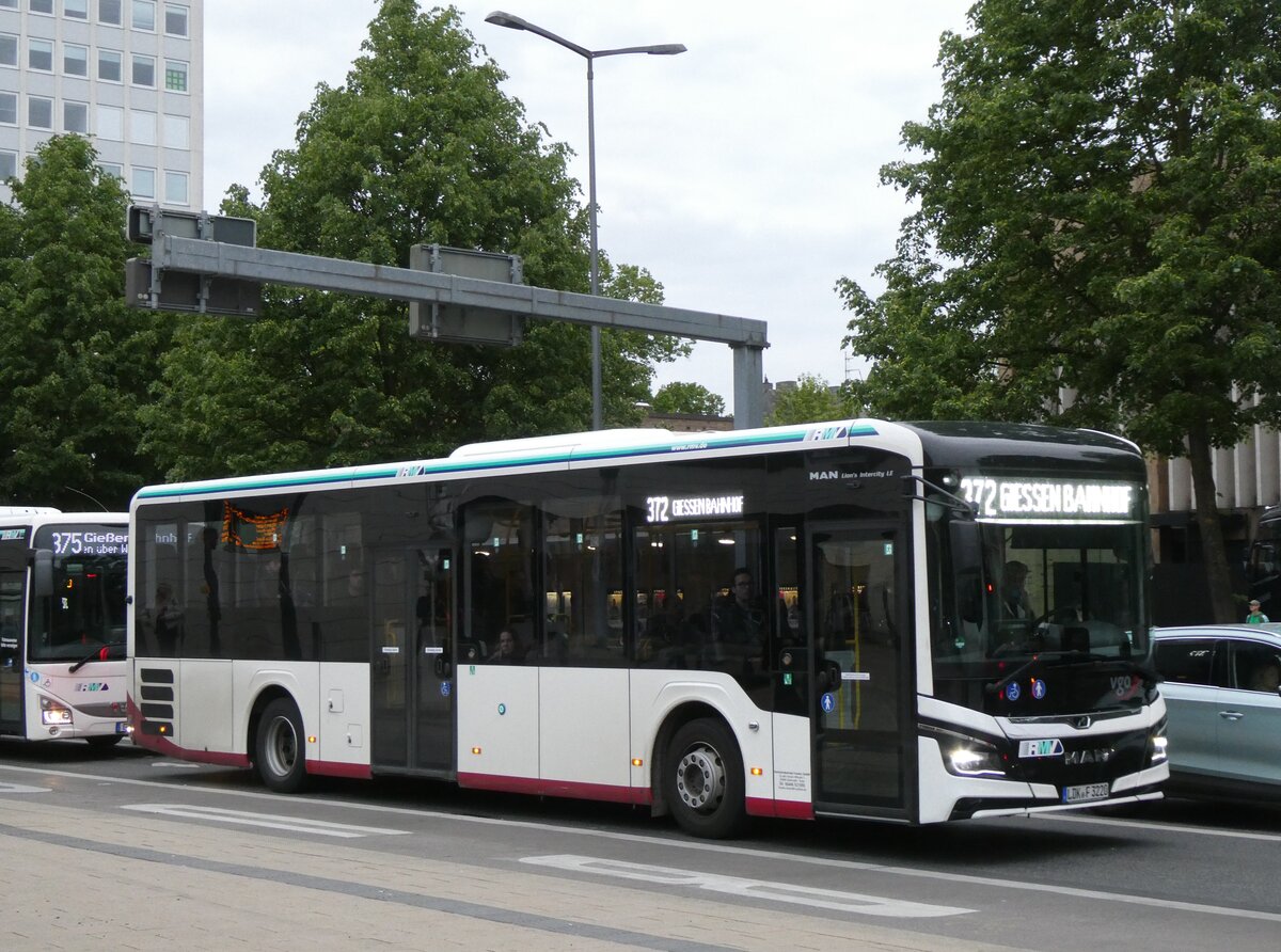 (274'836) - Franke, Hohenahr-Erda - LDK-F 3220 - MAN am 7. Mai 2025 in Giessen, Berliner Platz