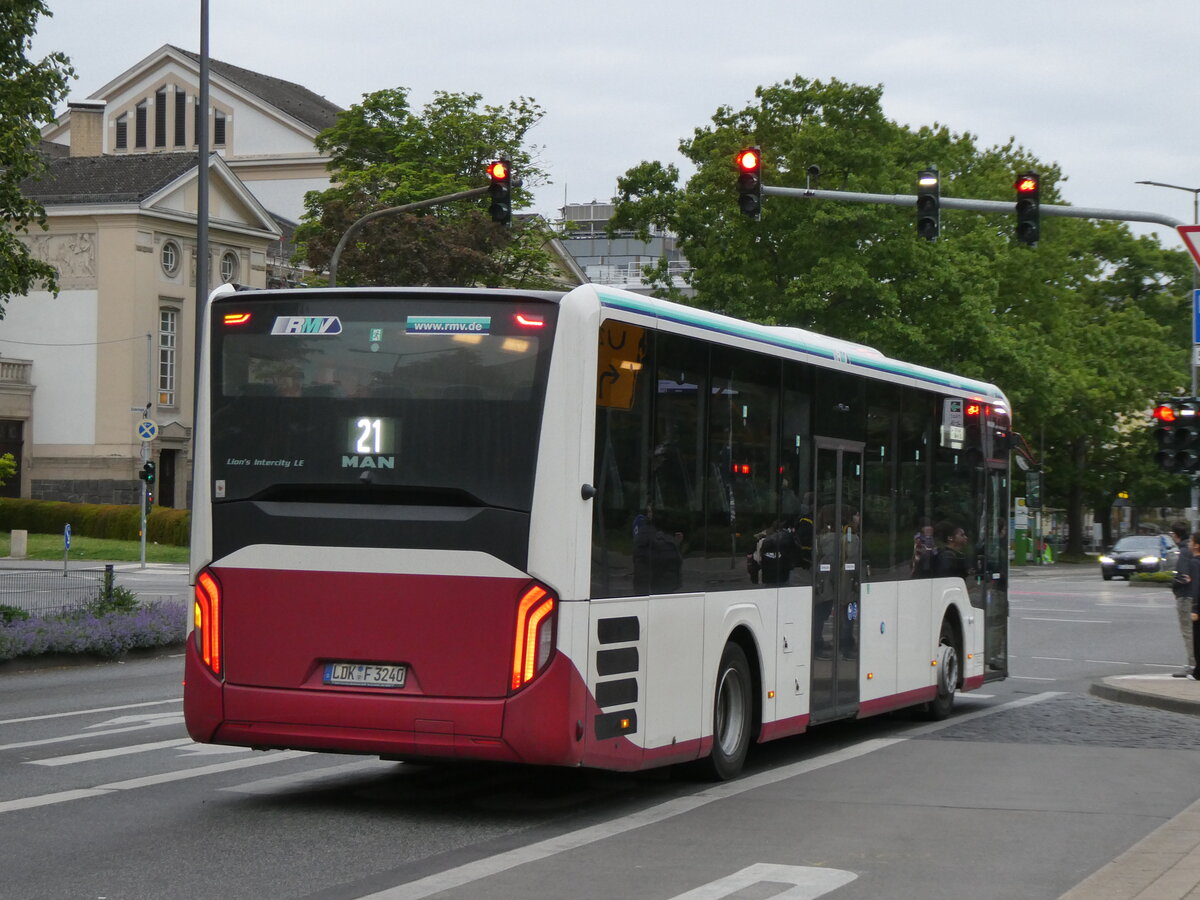 (274'851) - Franke, Hohenahr-Erda - LDK-F 3240 - MAN am 7. Mai 2025 in Giessen, Berliner Platz