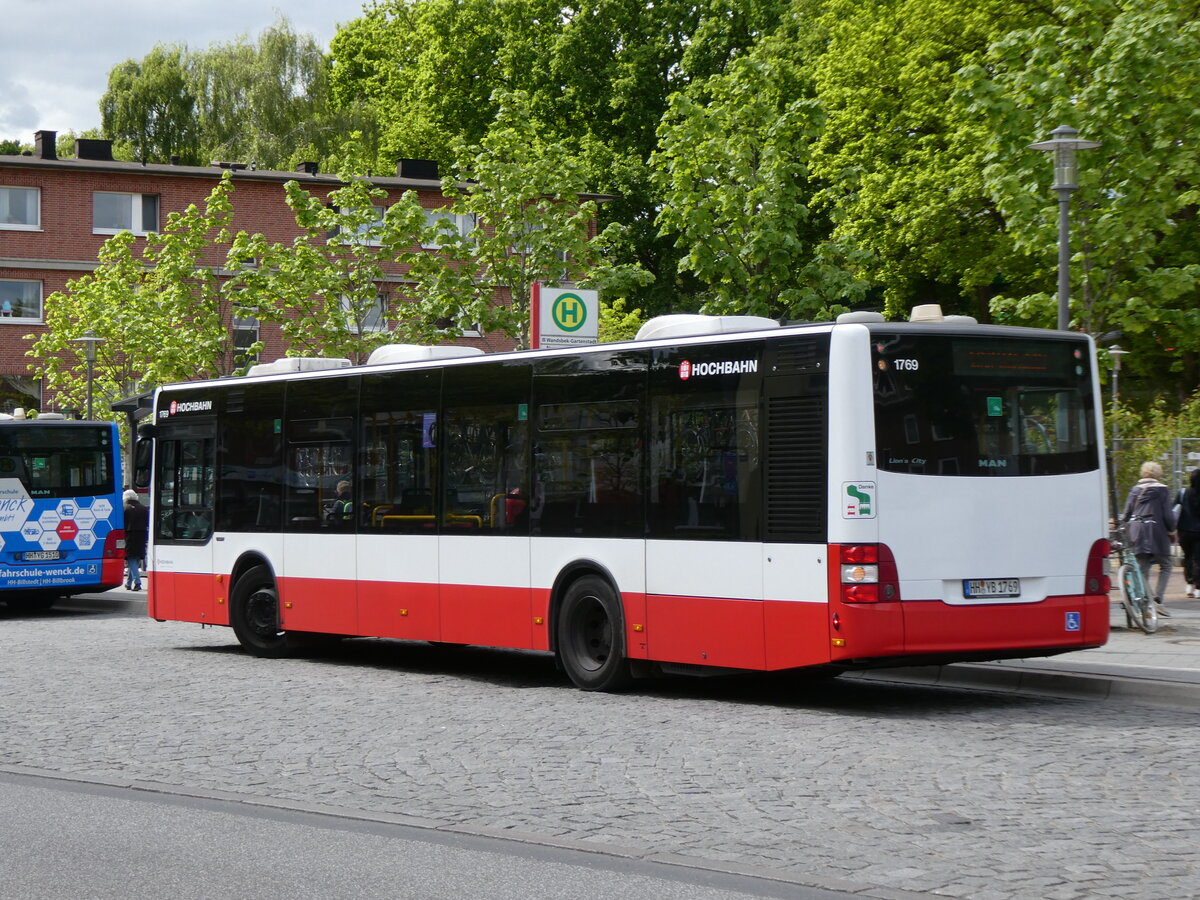 (275'081) - HHA Hamburg - Nr. 1769/HH-YB 1769 - MAN am 8. Mai 2025 in Hamburg, Wandsbek-Gartenstadt
