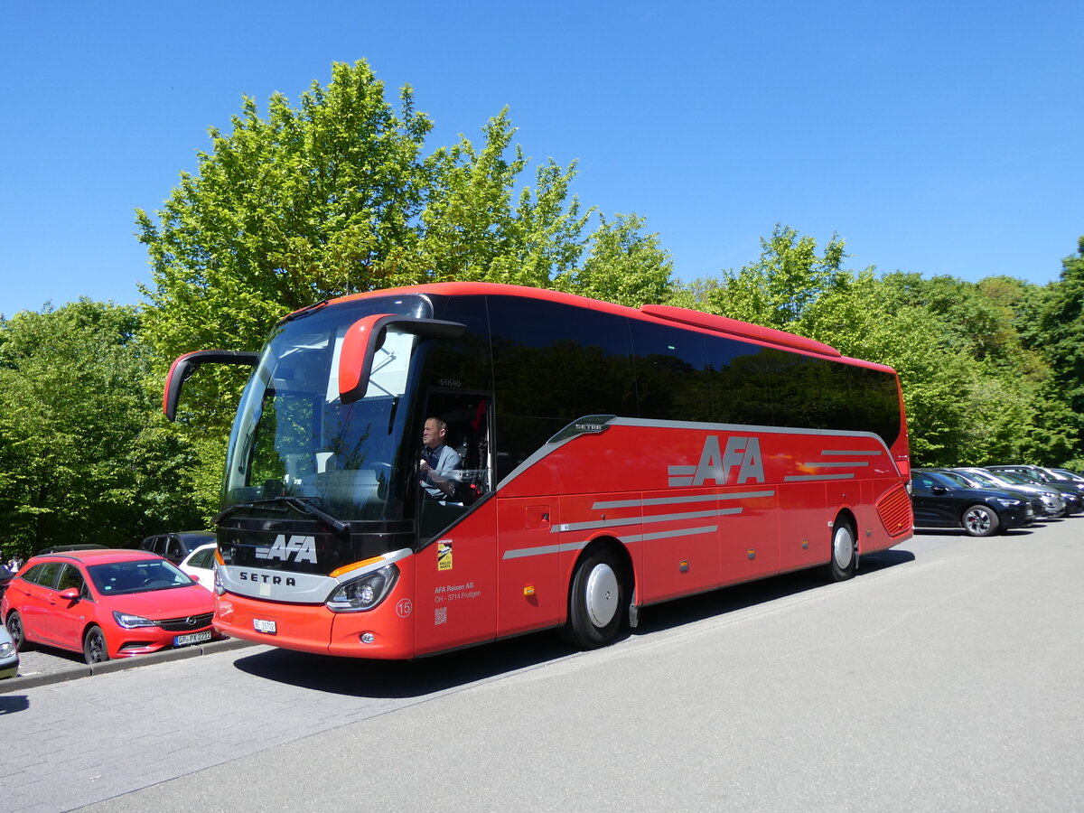 (275'411) - Aus der Schweiz: AFA Adelboden - Nr. 15/BE 26'702 - Setra am 11. Mai 2025 in Bad Wilhelmsh�he, Wilhelmsh�he