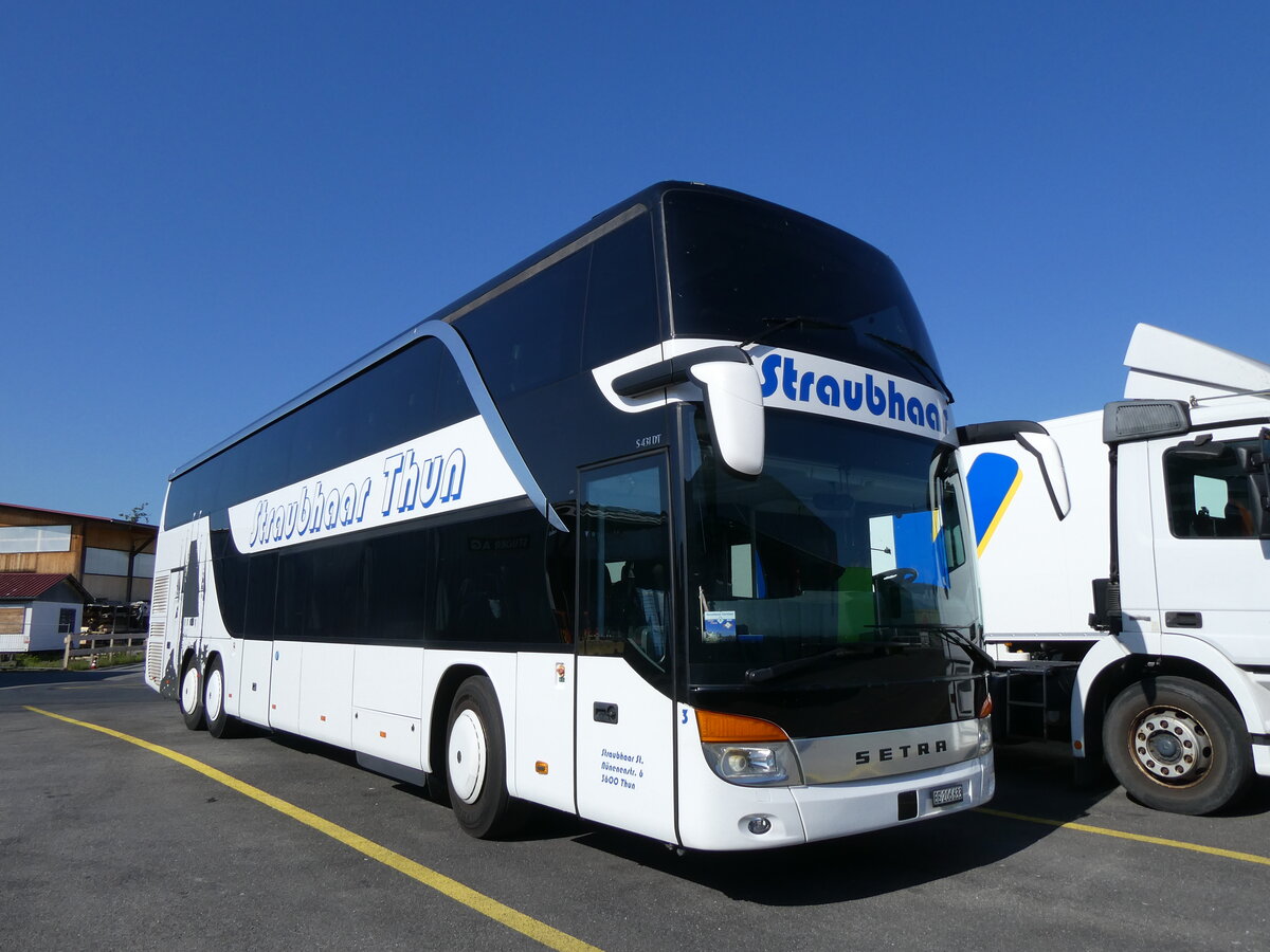 (275'703) - Straubhaar, Thun - Nr. 3/BE 206'633 - Setra am 18. Mai 2025 in Kerzers, Interbus