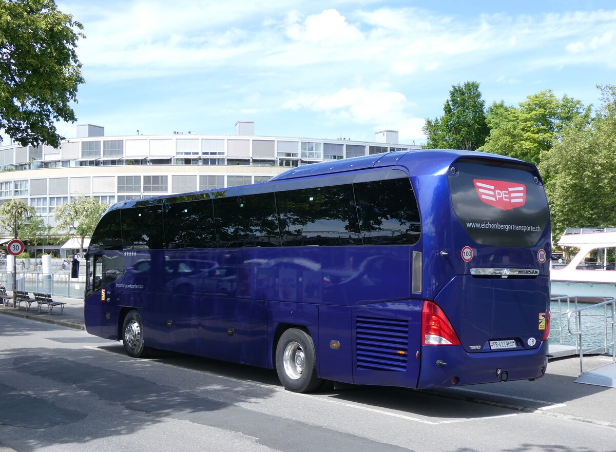 (275'714) - Eichenberger, D�dingen - FR 411'960 - Neoplan am 19. Mai 2025 bei der Schiffl�ndte Thun