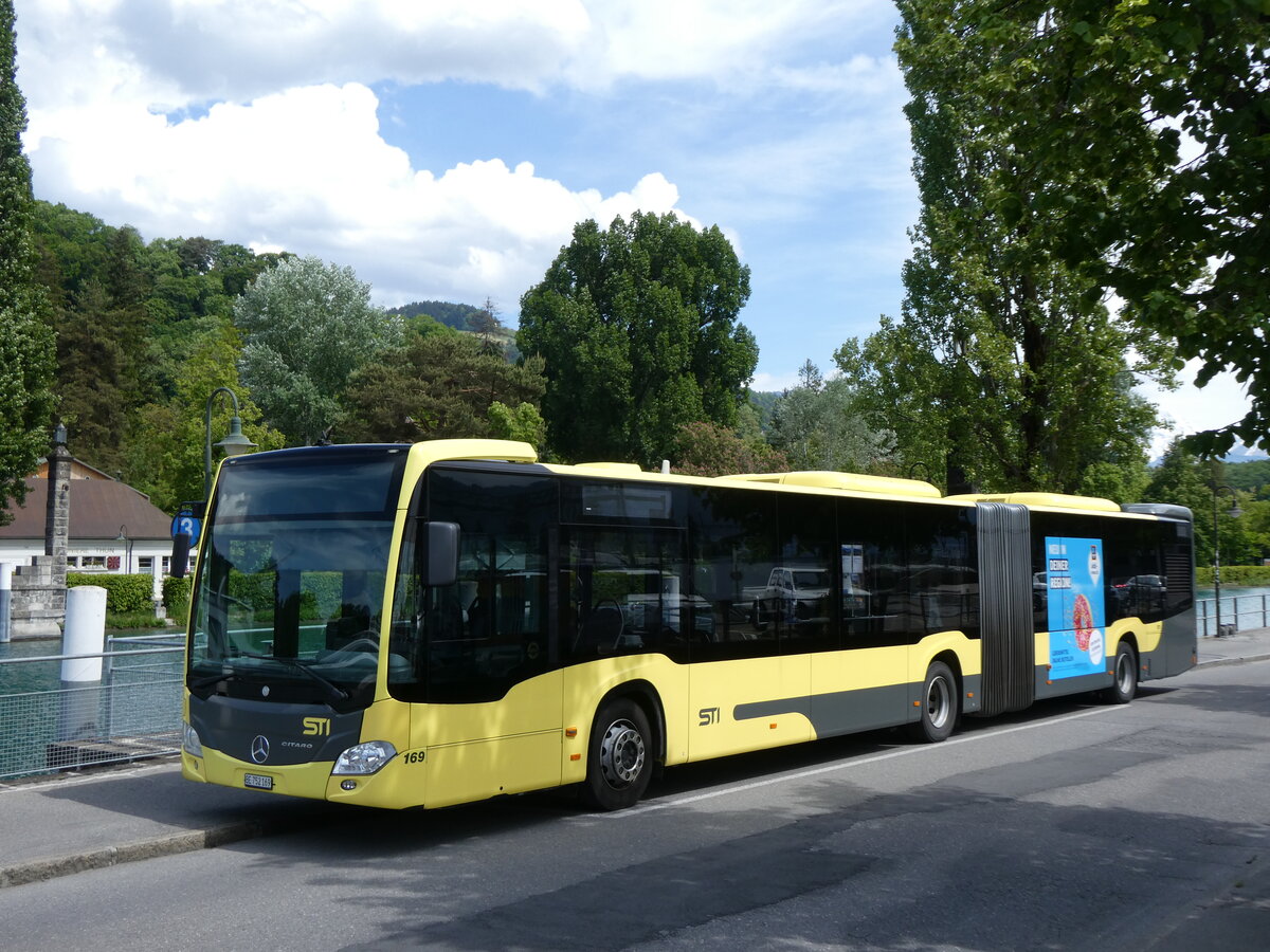 (275'715) - STI Thun - Nr. 169/BE 752'169 - Mercedes am 19. Mai 2025 bei der Schiffl�ndte Thun