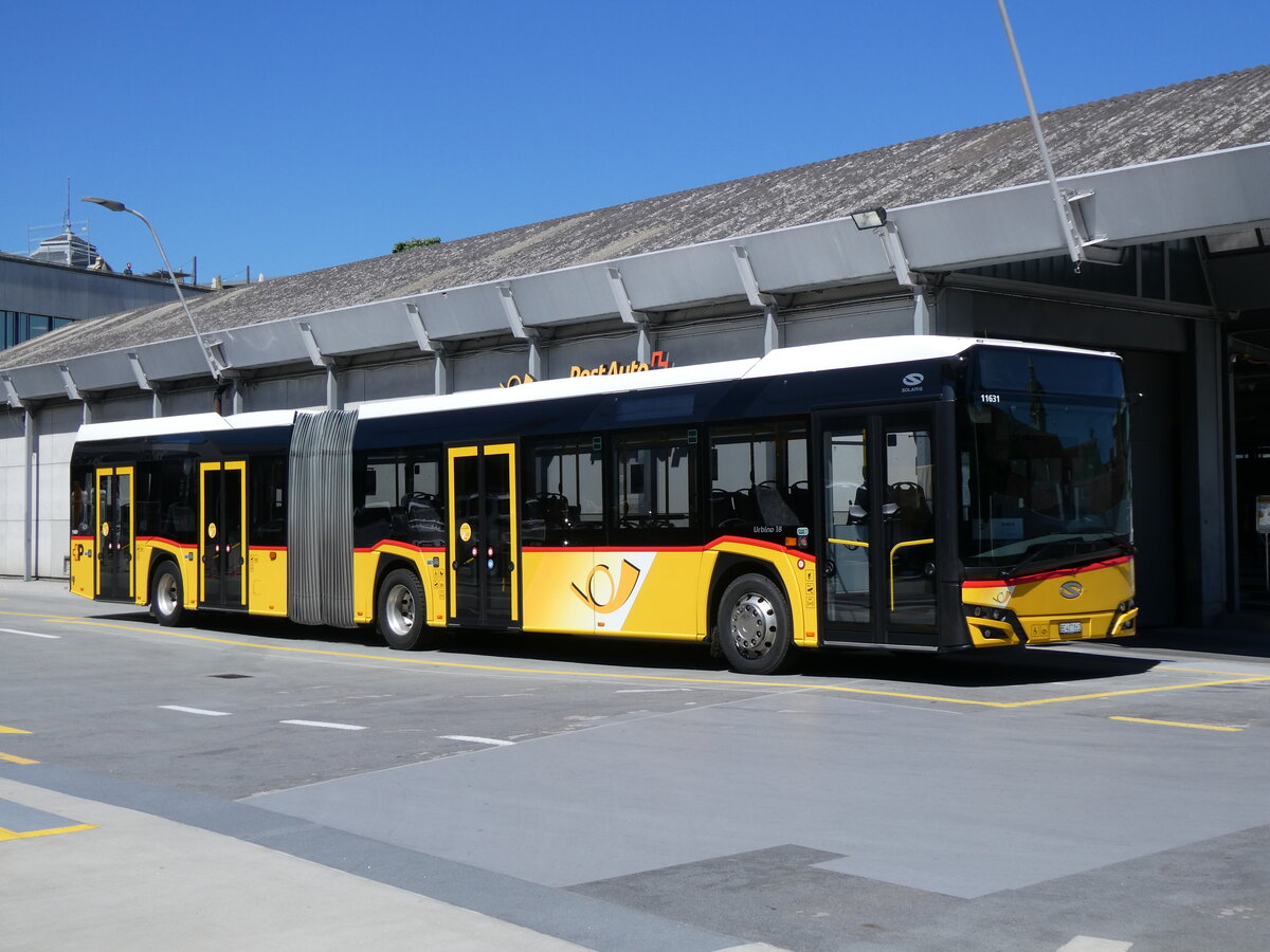 (276'079) - PostAuto Bern - Nr. 11'631/BE 407'862 - Solaris am 30. Mai 2025 in Bern, Postautostation 