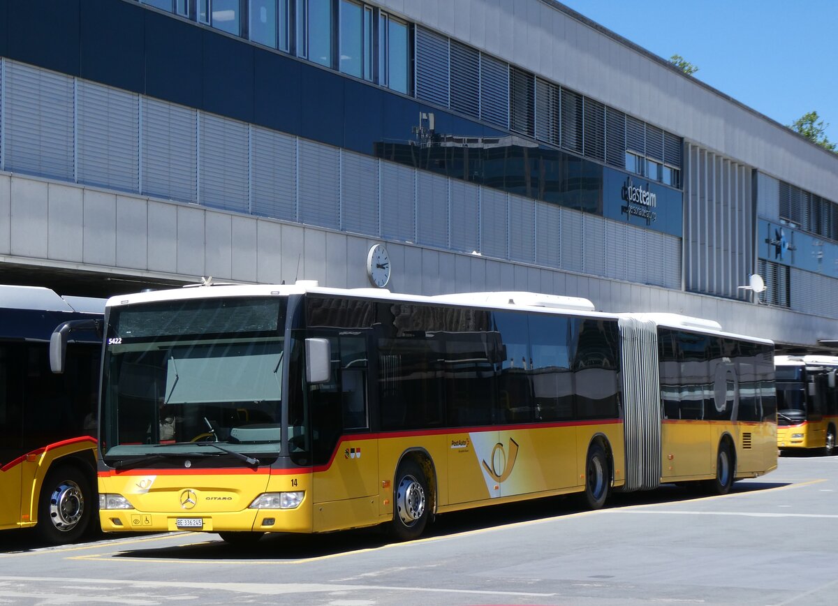 (276'080) - Steiner, Ortschwaben - Nr. 14/BE 336'245/PID 5422 - Mercedes am 30. Mai 2025 in Bern, Postautostation