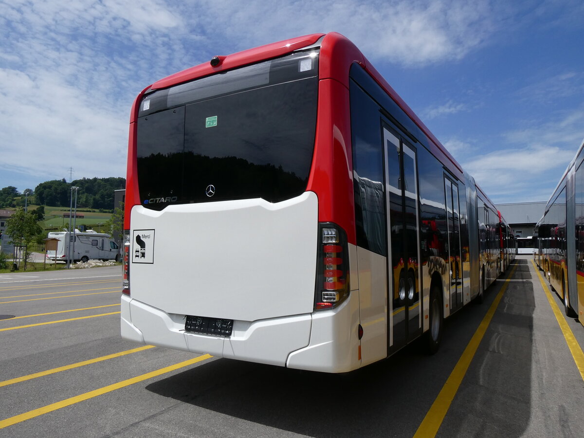 (276'138) - PostAuto Wallis - PID 12'142 - eMercedes am 31. Mai 2025 in Winterthur, Daimler Buses