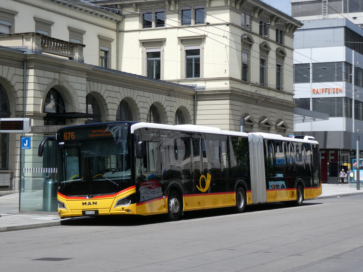 (276'152) - Moser, Flaach - Nr. 427/ZH 611'288/PID 11'880 - MAN am 31. Mai 2025 beim Hauptbahnhof Winterthur