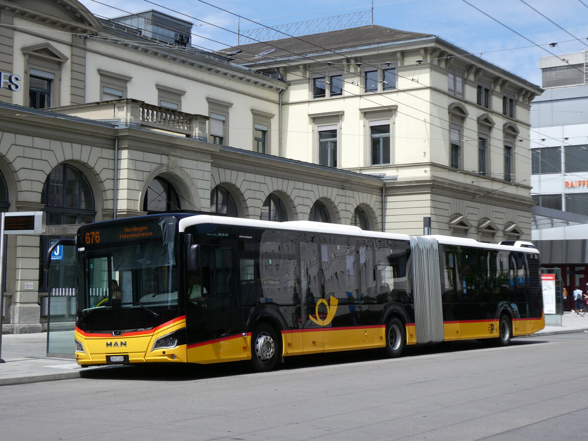 (276'153) - Moser, Flaach - Nr. 427/ZH 611'288/PID 11'880 - MAN am 31. Mai 2025 beim Hauptbahnhof Winterthur