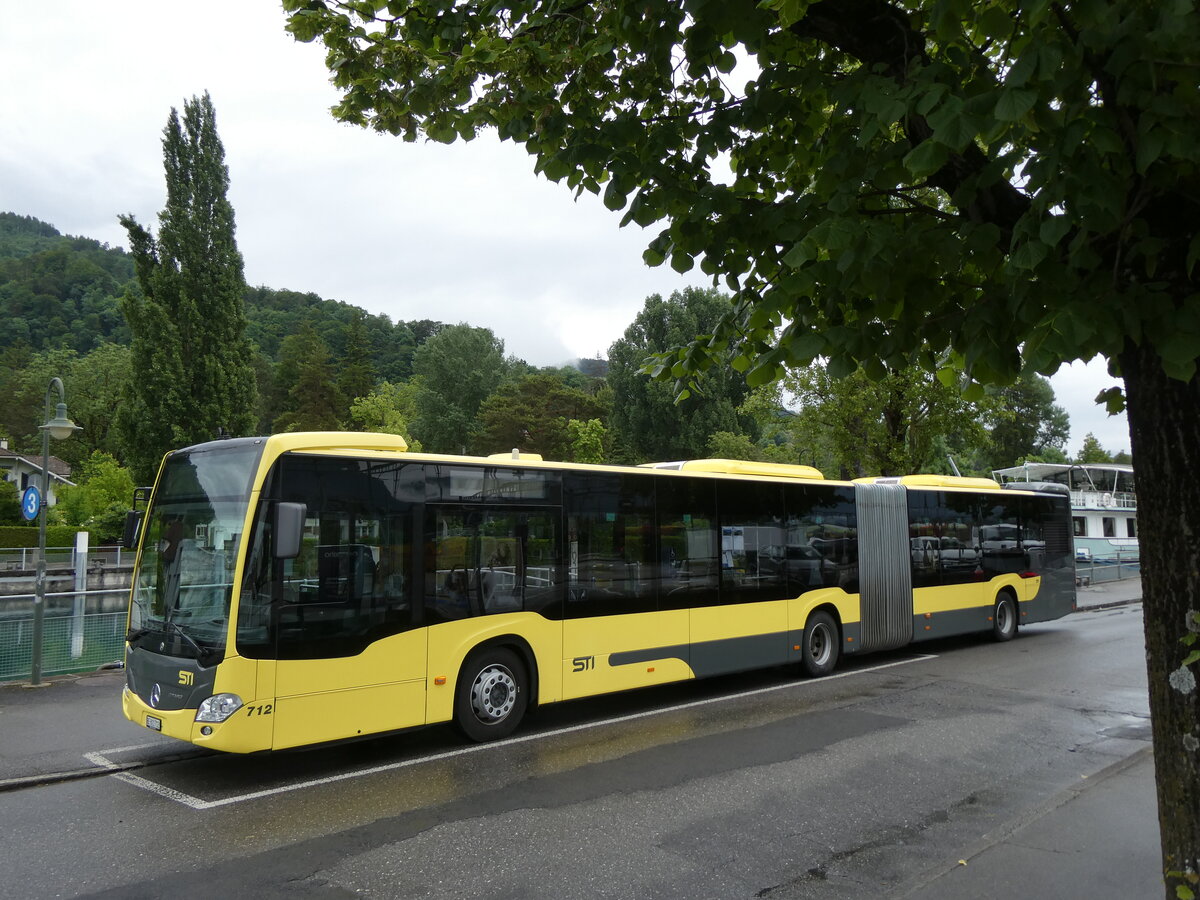(276'200) - STI Thun - Nr. 712/BE 811'712 - Mercedes am 2. Juni 2025 bei der Schiffl�ndte Thun