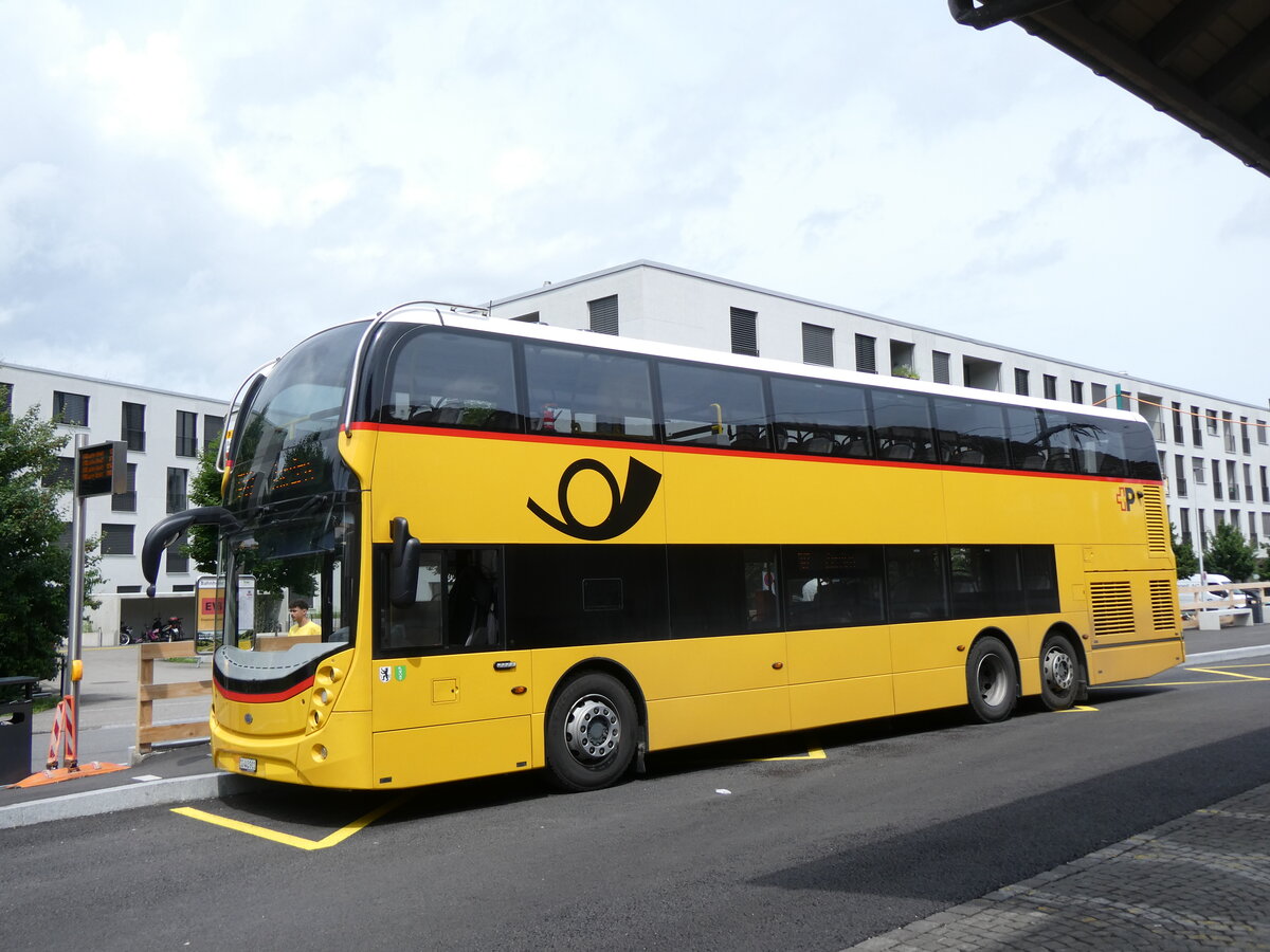 (276'229) - PostAuto Ostschweiz - SG 443'911/PID 11'038 - Alexander Dennis am 3. Juni 2025 beim Bahnhof Aesch