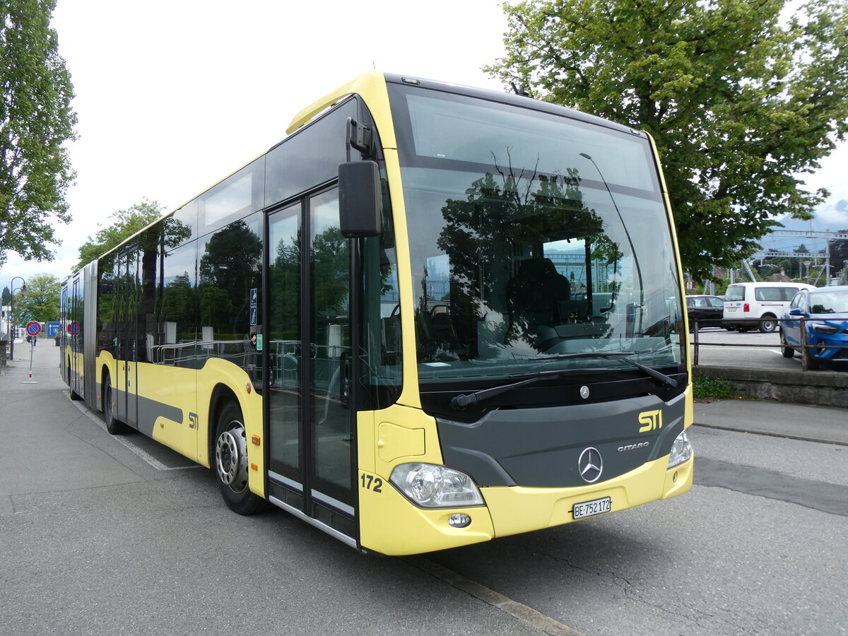 (276'262) - STI Thun - Nr. 172/BE 752'172 - Mercedes am 4. Juni 2025 bei der Schiffl�ndte Thun